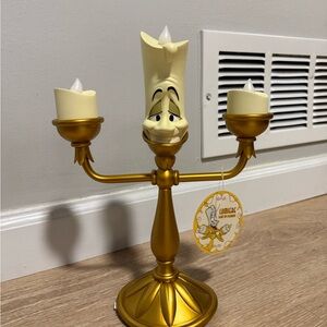 Beauty and the Beast Lumiere Light-Up Candlestick Figurine